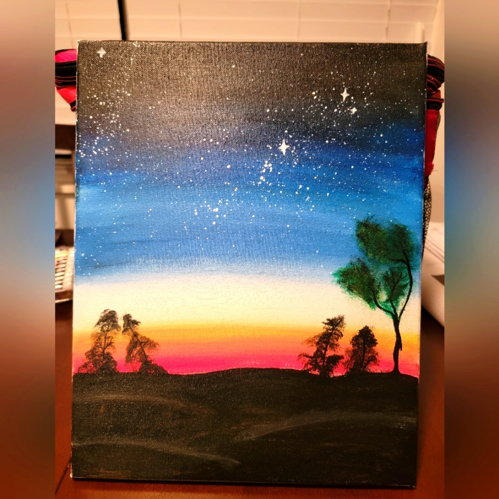 Acrylic paint on canvas